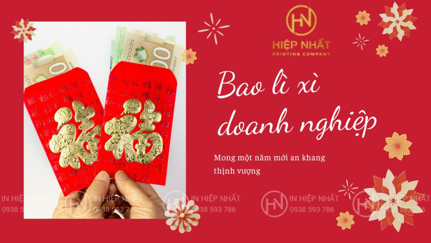 Bao lì xì doanh nghiệp mang niềm vui đến mọi nhà