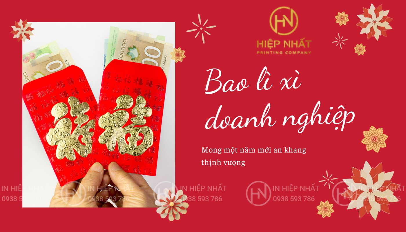 Bao lì xì doanh nghiệp mang niềm vui đến mọi nhà