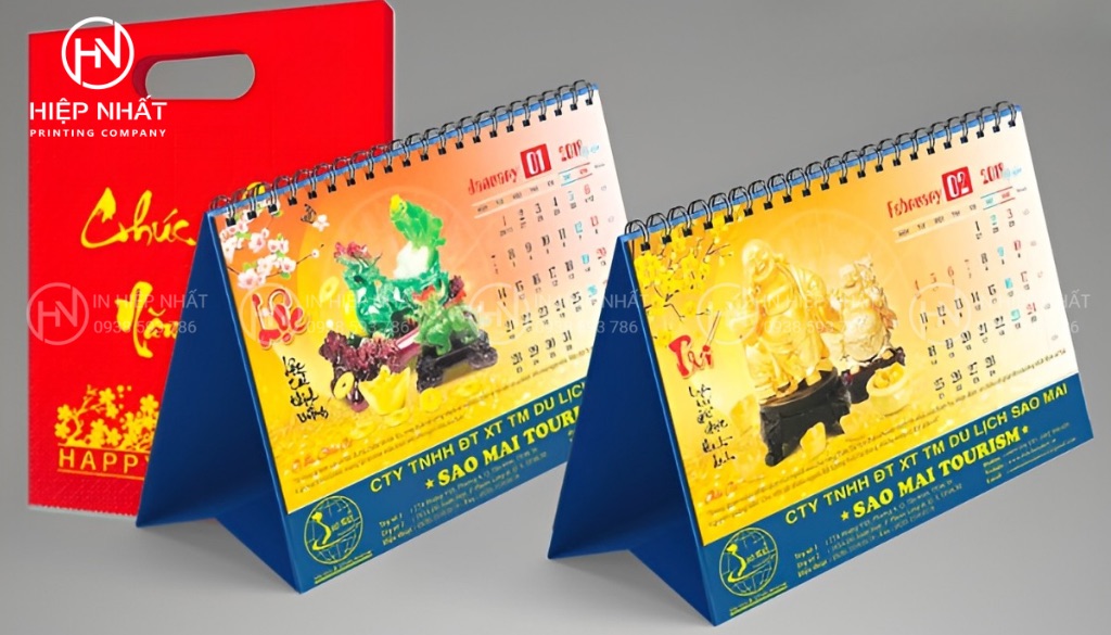 cách tự làm lịch để bàn