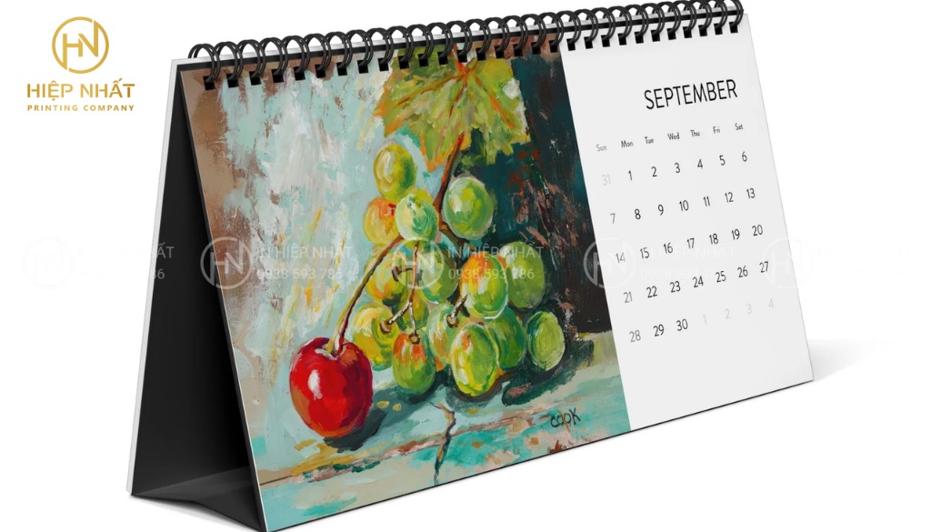 cách tự làm lịch để bàn