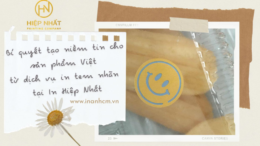 Bí quyết tạo niềm tin cho sản phẩm Việt từ dịch vụ in tem nhãn tại In Hiệp Nhất