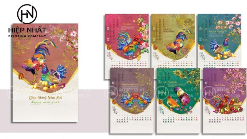 Mẫu lịch Tết 2026 đẹp, mới nhất