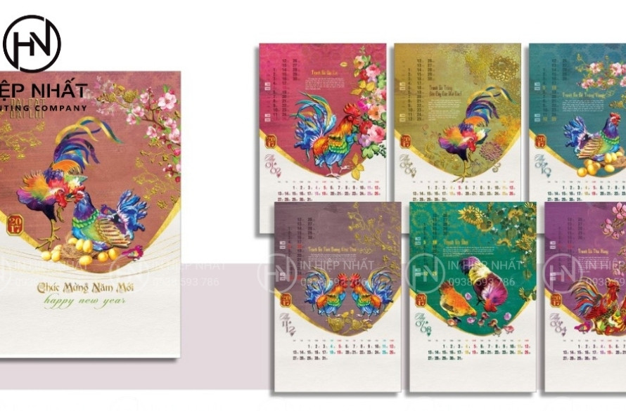 Mẫu lịch Tết 2026 đẹp, mới nhất