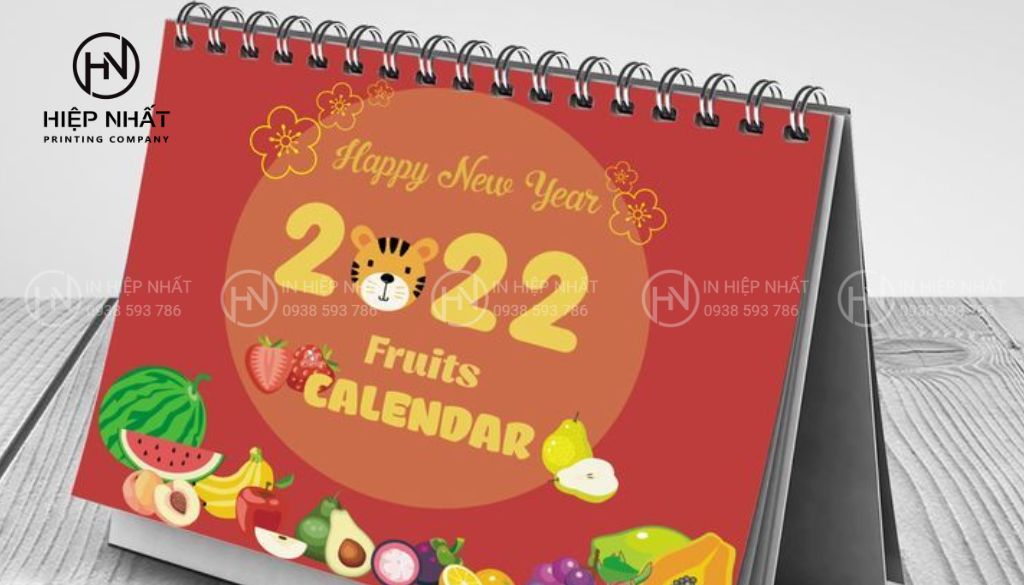 Kích thước lịch để bàn