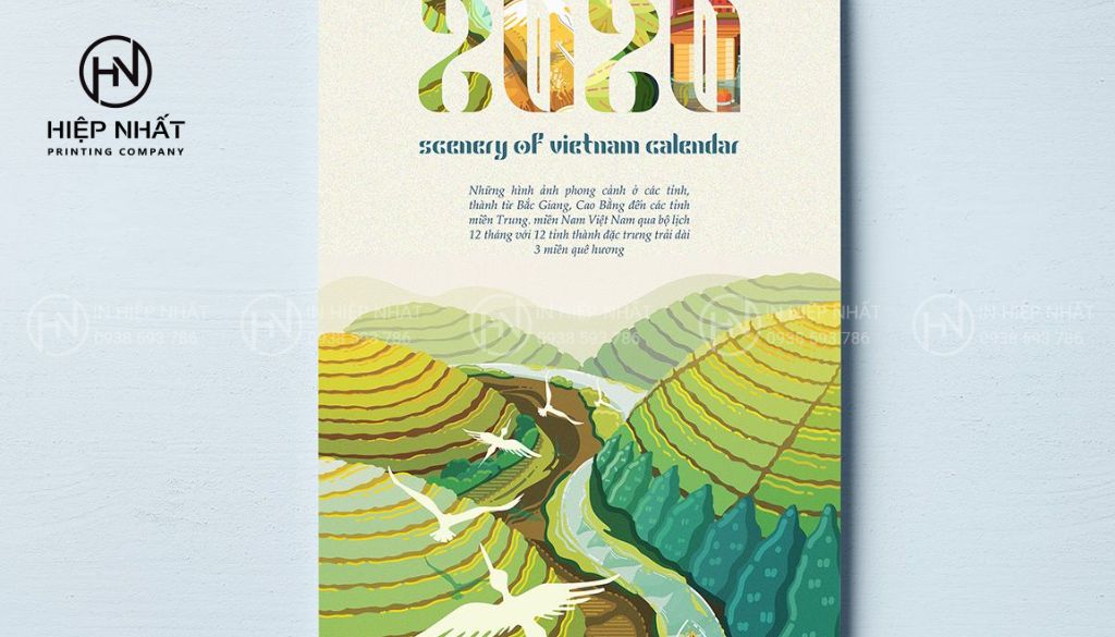 In Hiệp Nhất - Dịch vụ in lịch treo tường 13 tờ uy tín