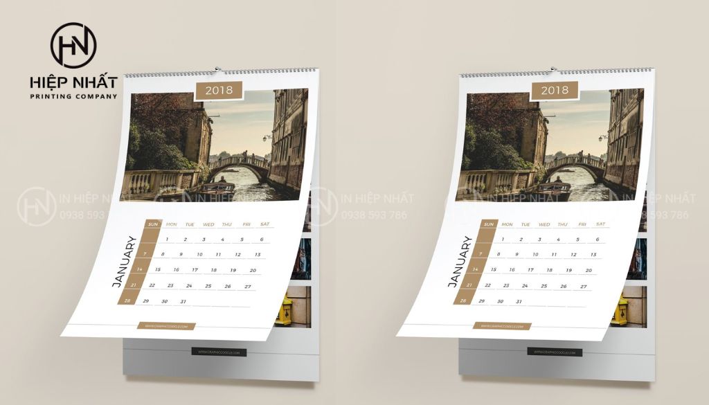 Công dụng của in lịch treo tường 13 tờ