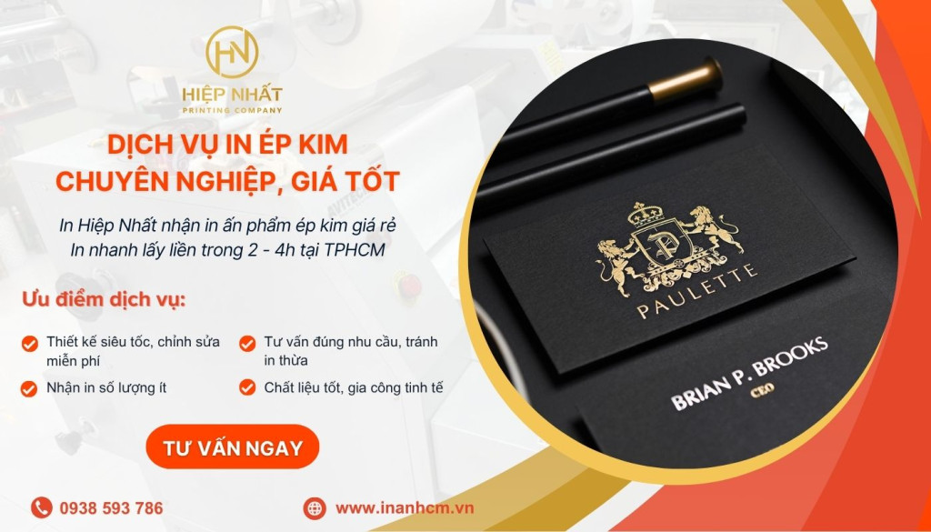 In ép kim uy tín tại In Hiệp Nhất