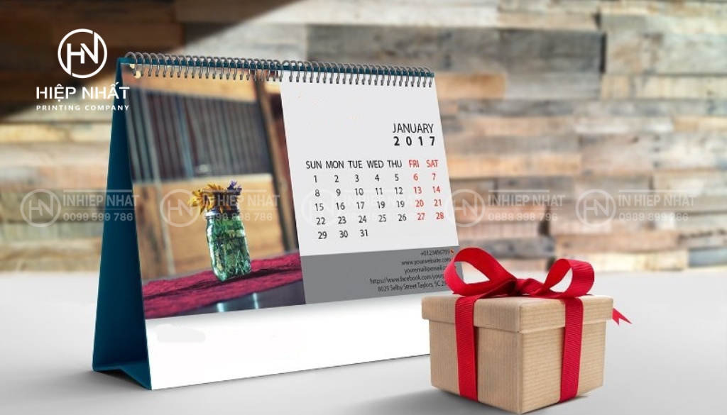 In Hiệp Nhất - Dịch vụ in lịch để bàn chữ A chuyên nghiệp tại TP.HCM