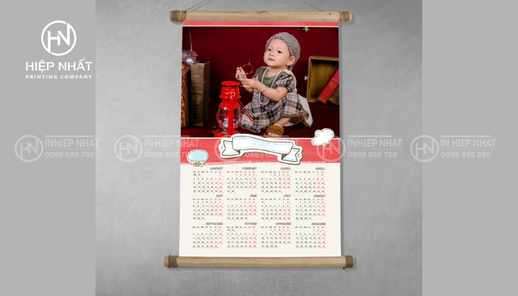 Mẫu in lịch tết độc quyền