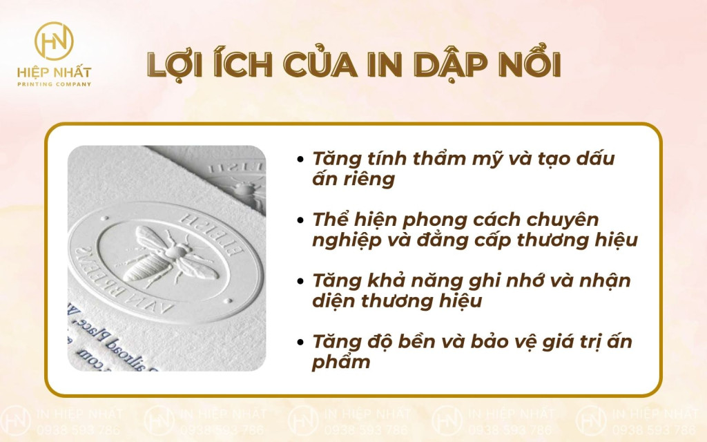 Lợi ích in dập nổi là gì? Lợi ích in dập nổi là gì?