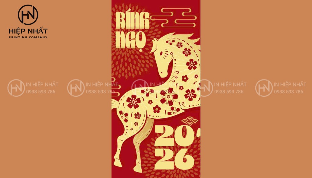 Bao lì xì năm Bính Ngọ 2026