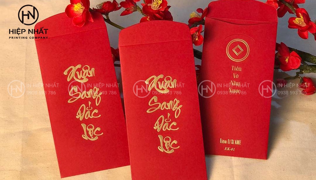 Mẫu bao lì xì xuân sang đắc lộc gửi trao may mắn