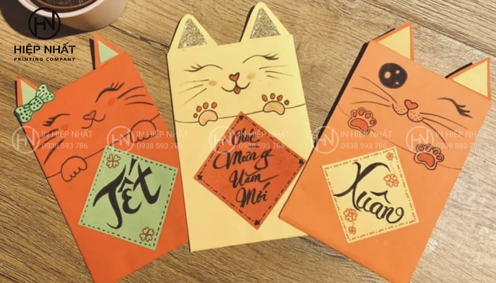 Mẫu bao lì xì handmade đậm chất riêng cho mùa Tết thêm ý nghĩa