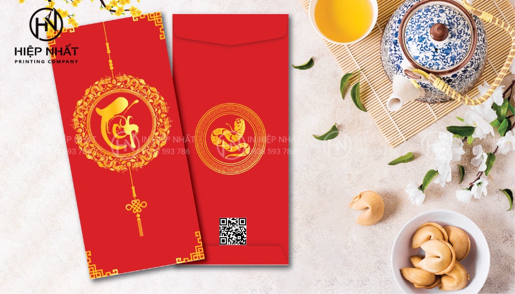 Bao lì xì tích hợp mã QR vừa sang vừa tiện