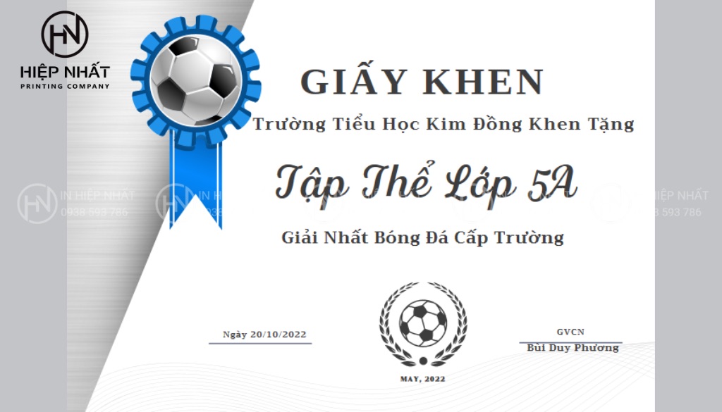 Mẫu giấy khen ghi nhận thành tích cán bộ và công chức trong các hoạt động công tác