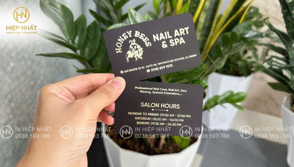 In name card cho tiệm nails