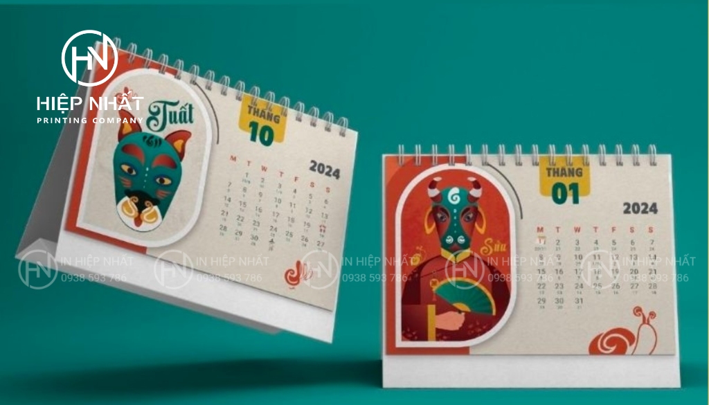 Khám phá mẫu lịch để bàn đẹp, ấn tượng cho mọi doanh nghiệp