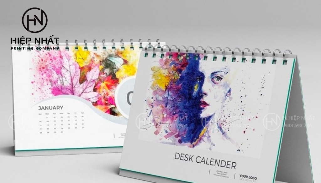 Lịch hội họa giúp văn phòng trở nên giàu cảm hứng hơn