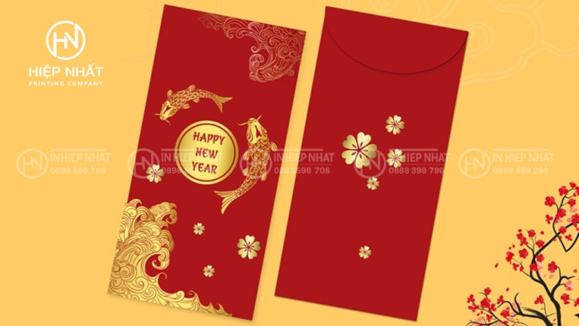 Bao bì ép kim mang đến vẻ sang trọng, nổi bật với hiệu ứng ánh kim tinh tế