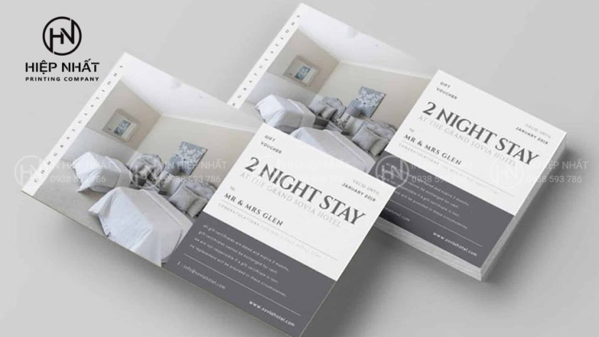 Mẫu voucher đẹp, ấn tượng thể hiện đẳng cấp thương hiệu