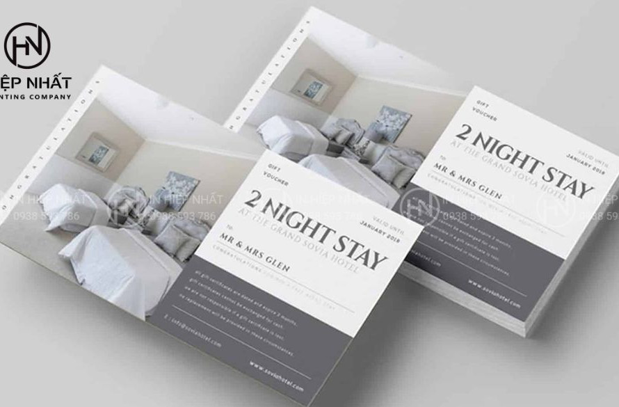 Mẫu voucher đẹp, ấn tượng thể hiện đẳng cấp thương hiệu