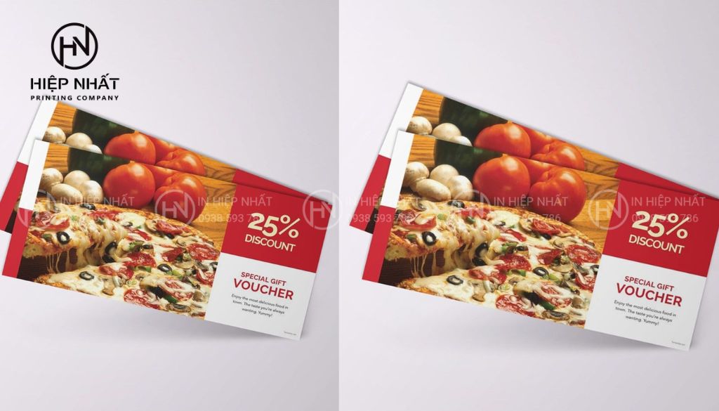 Thiết kế voucher sáng tạo giúp nhà hàng gây ấn tượng mạnh với khách hàng