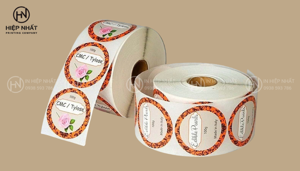 Các chất liệu in ấn tem cuộn phổ biến hiện nay