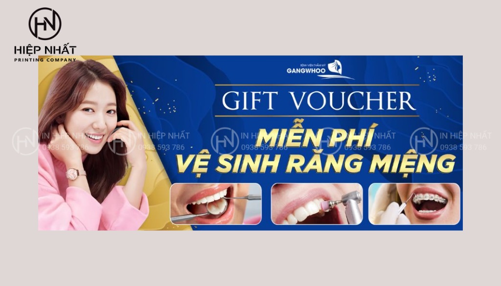 Voucher vệ sinh răng miễn phí dành cho khách hàng