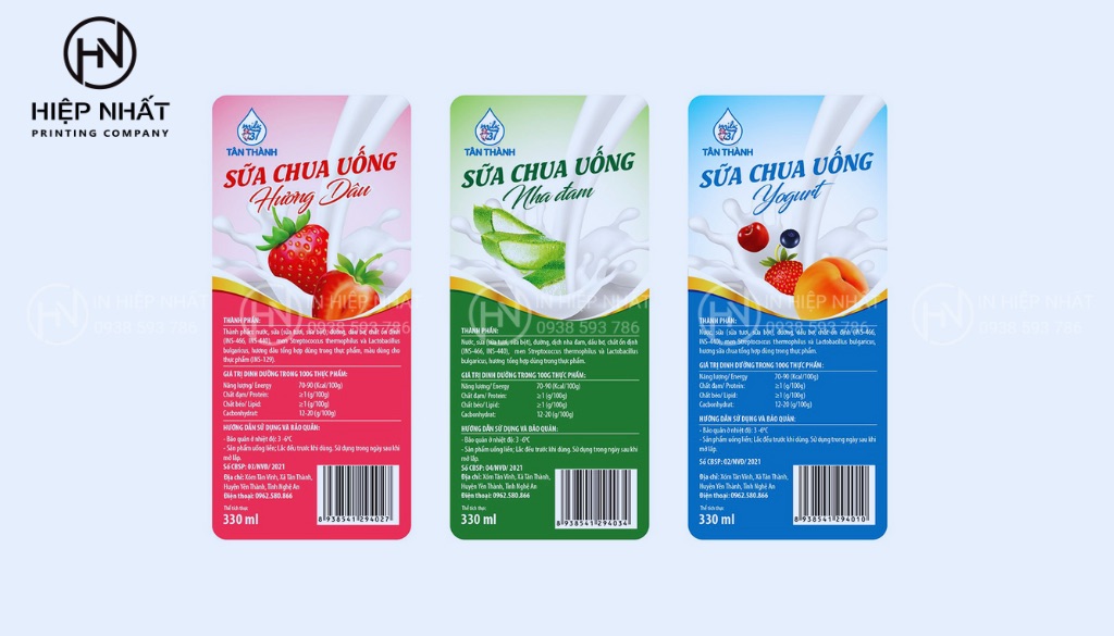 Tem nhãn quảng cáo sản phẩm cung cấp thông tin, tạo niềm tin cho khách hàng