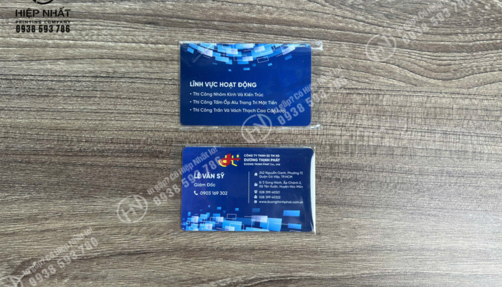 Voucher nhựa PVC cao cấp