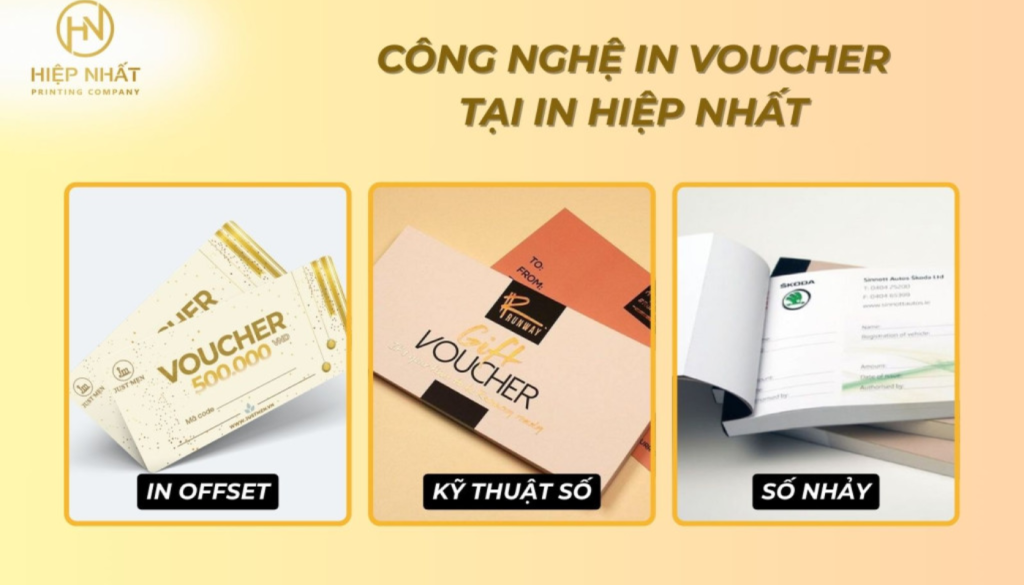 Xưởng in voucher chuyên nghiệp tại In Hiệp Nhất