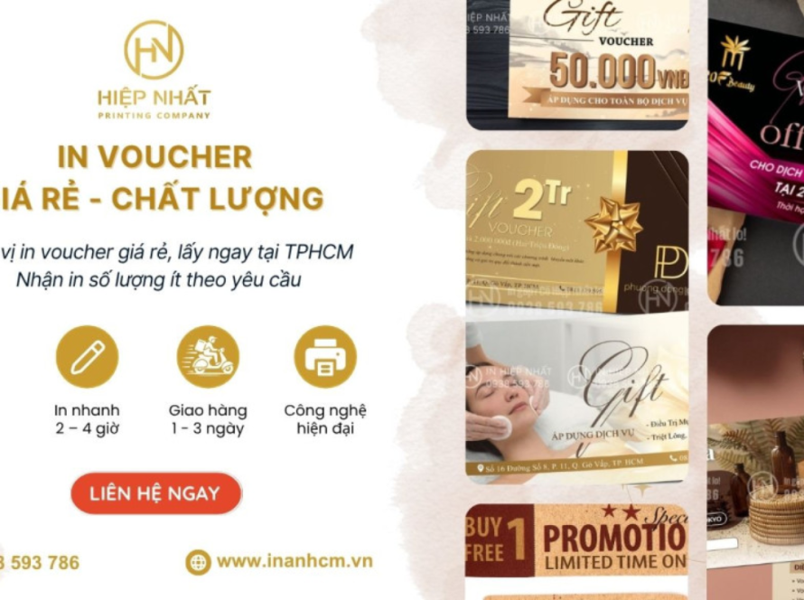 Xưởng in voucher chuyên nghiệp tại In Hiệp Nhất