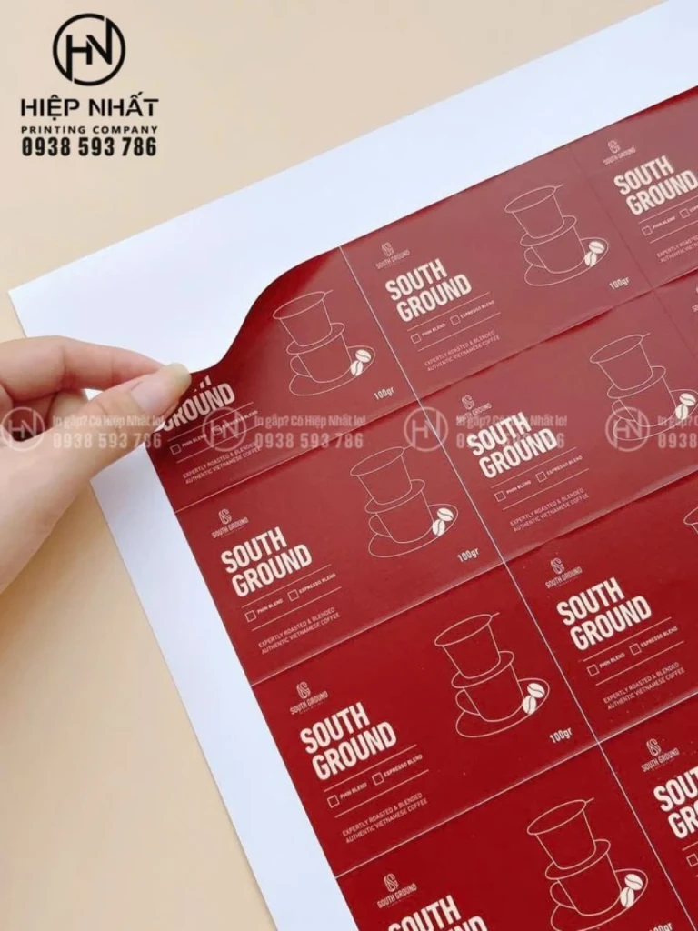 Liên hệ In Hiệp Nhất để nhận báo giá in tem nhãn giá rẻ TPHCM