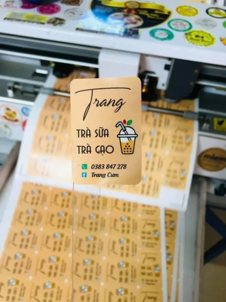 Tổng hợp các mẫu tem dán sản phẩm phổ biến cho nhiều ngành hàng