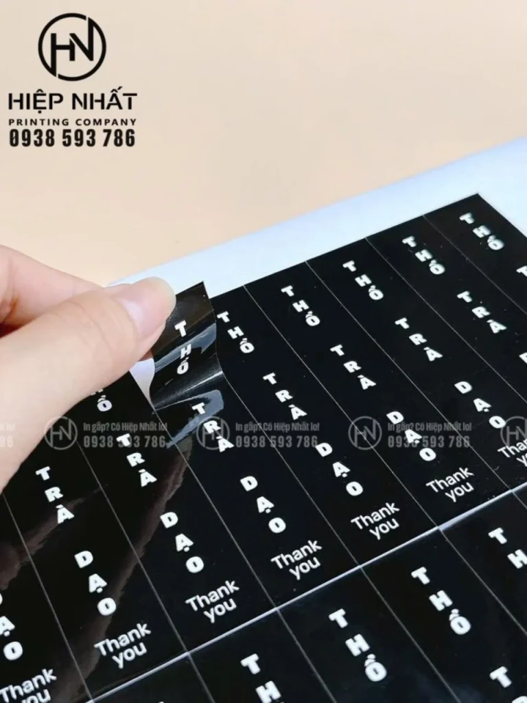 Quy trình sản xuất và in tem nhãn chuyên nghiệp tại In Hiệp Nhất