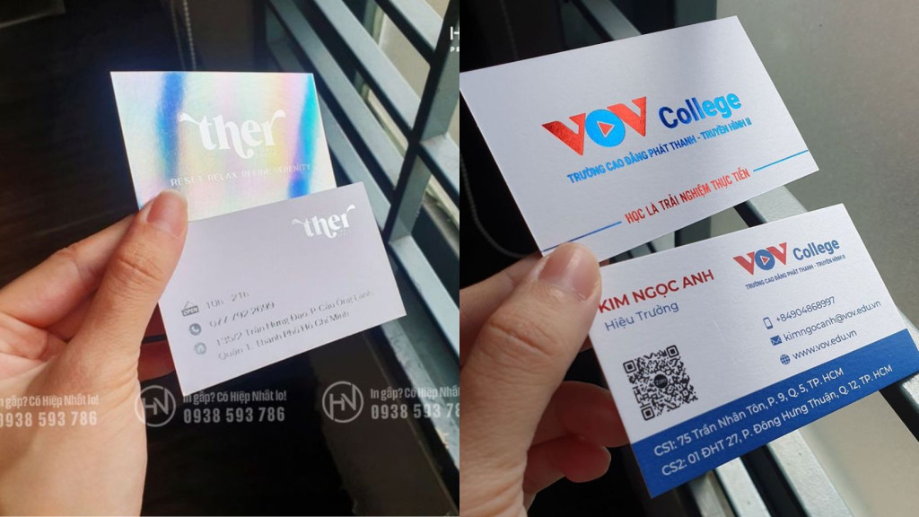 In card visit Quận 7 cho doanh nghiệp và showroom