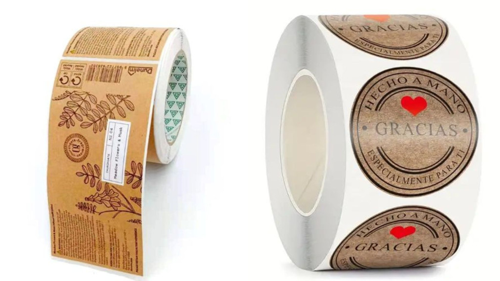 Decal giấy kraft cho sản phẩm handmade