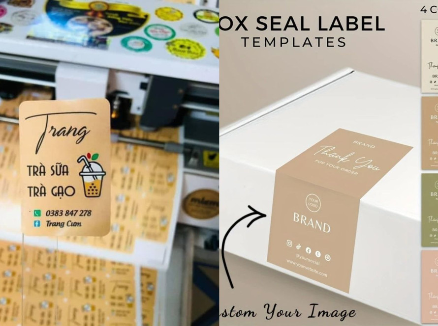 In decal giấy theo yêu cầu
