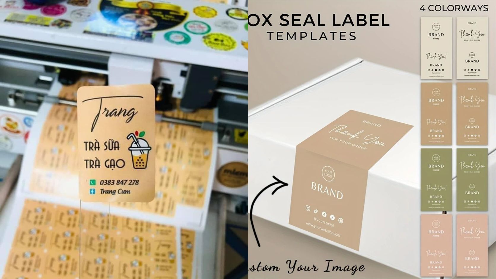 In decal giấy theo yêu cầu