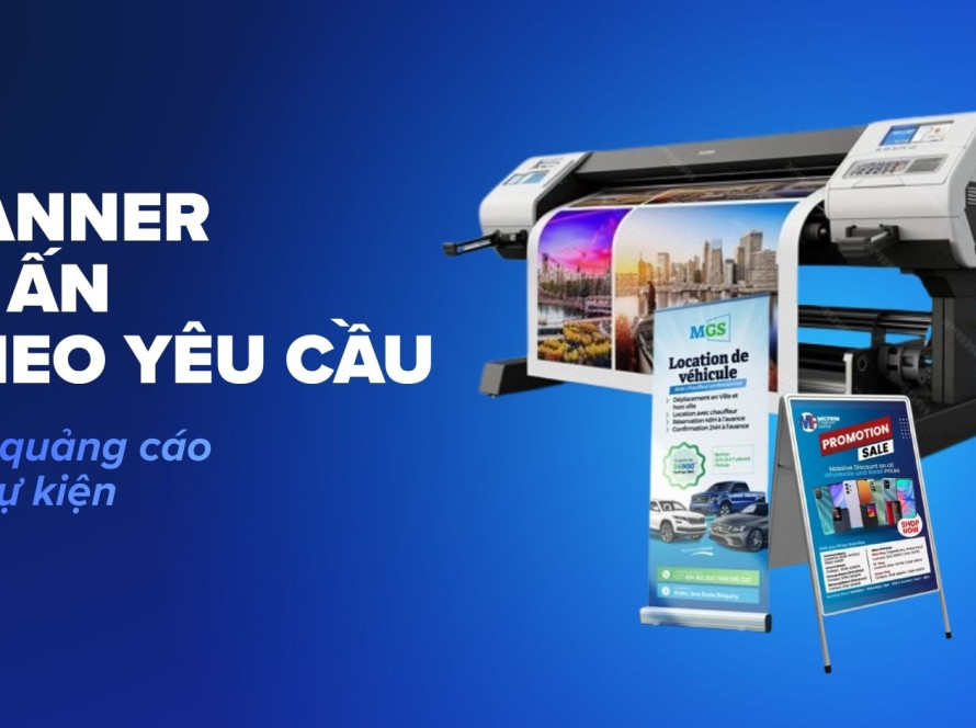 Banner in ấn theo yêu cầu cho quảng cáo và sự kiện