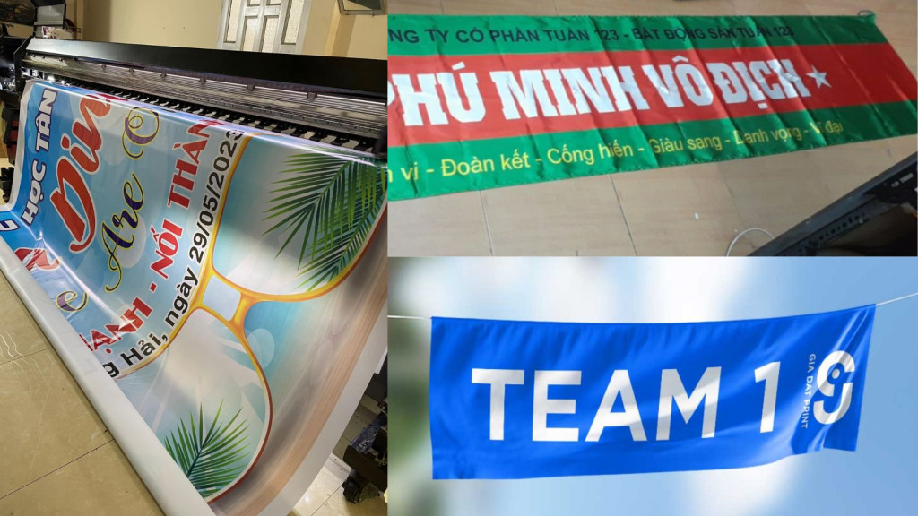 So sánh in banner vải và in banner bạt