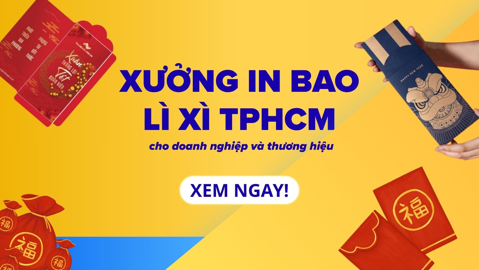 Xưởng in bao lì xì TPHCM cho doanh nghiệp và thương hiệu